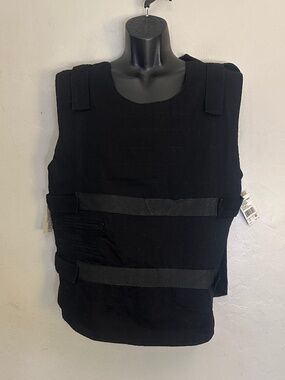 Evolution in Design Adjustable Stretch Denim Vest XL New with tags 98% cotton